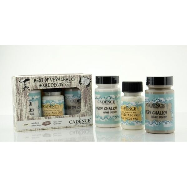 CH04-CH08 Antik Beyaz ve Fransız Keteni - Cadence Very Chalky Set 2