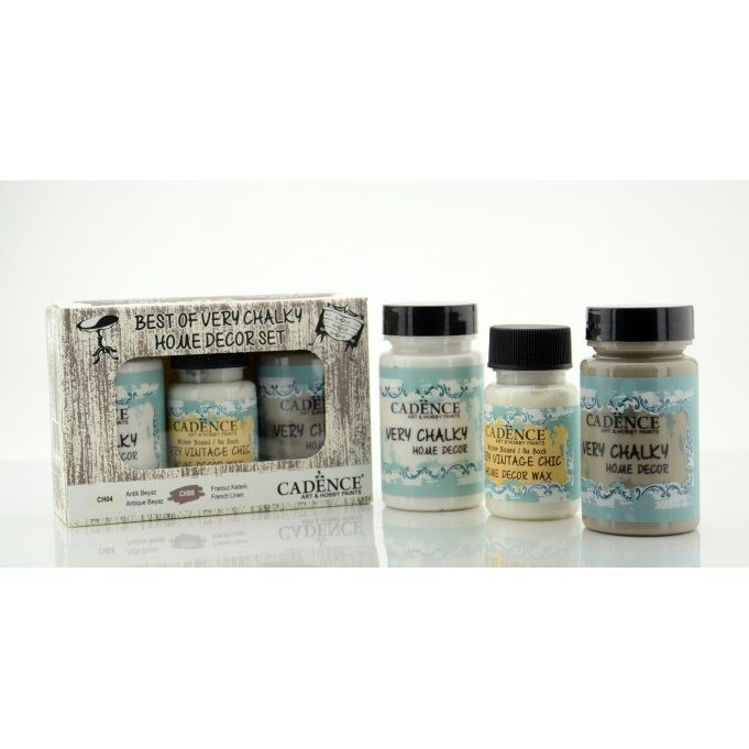 CH04-CH08 Antik Beyaz ve Fransız Keteni - Cadence Very Chalky Set 2