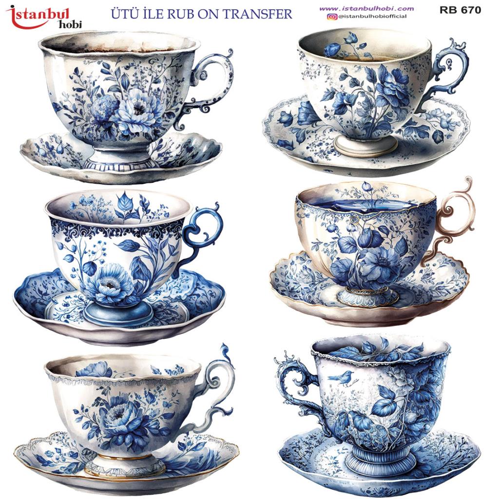 Ütü ile Rub On Transfer Kağıdı 30x30cm RB-670