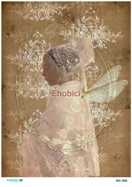 Diamond Pirinç Dekopaj Kağıdı - 1283