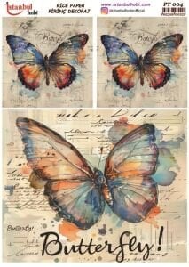 Pirinç Dekopaj Kağıdı 30x42cm PT-004