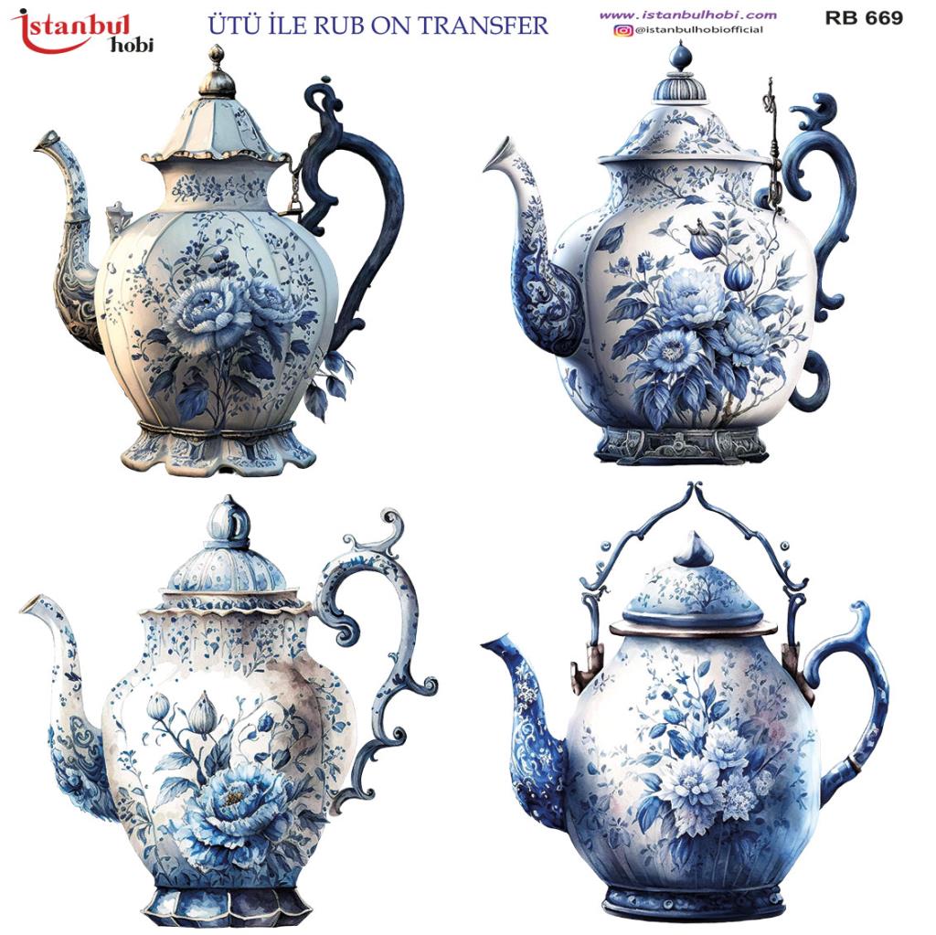 Ütü ile Rub On Transfer Kağıdı 30x30cm RB-669