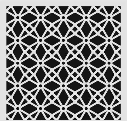 Ardışık Desen Stencil Şablon (30x30) R-066