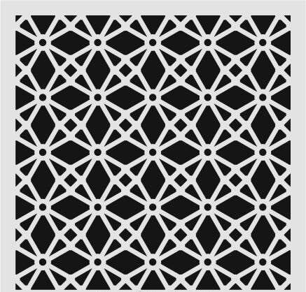 Ardışık Desen Stencil Şablon (30x30) R-066