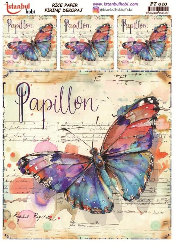 Pirinç Dekopaj Kağıdı 30x42cm PT-010