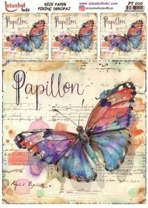 Pirinç Dekopaj Kağıdı 30x42cm PT-010