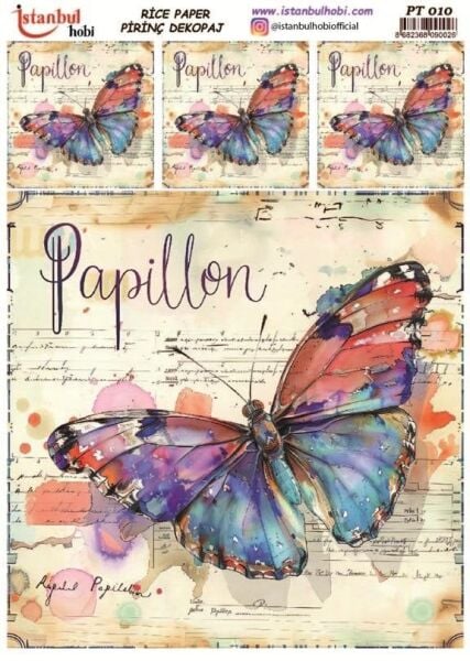 Pirinç Dekopaj Kağıdı 30x42cm PT-010