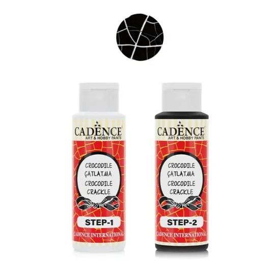 Cadence Crocodile Çatlatma C1008 Siyah
