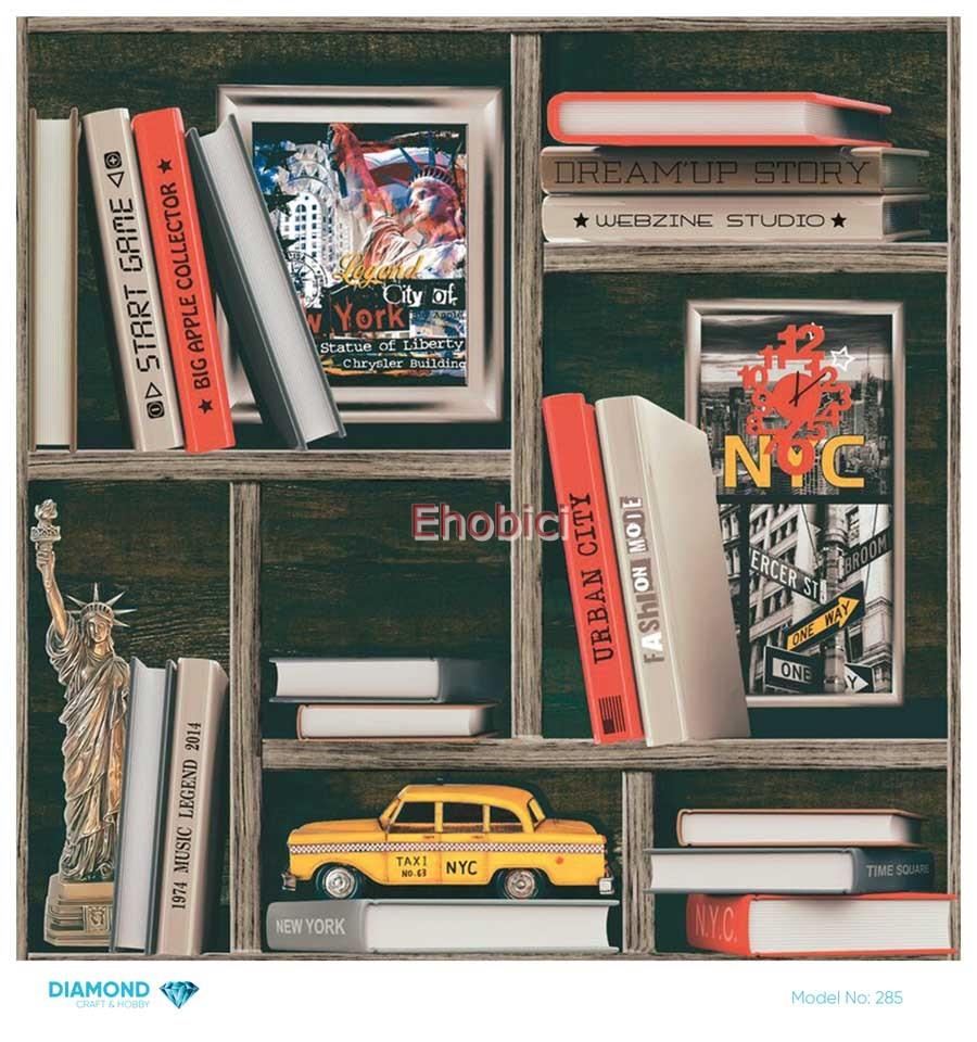 Diamond Pirinç Dekopaj Kağıdı - 285 - 30x30