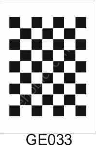 Geometrik Desenler Stencil Şablon (21x30) GE-033