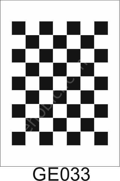 Geometrik Desenler Stencil Şablon (21x30) GE-033