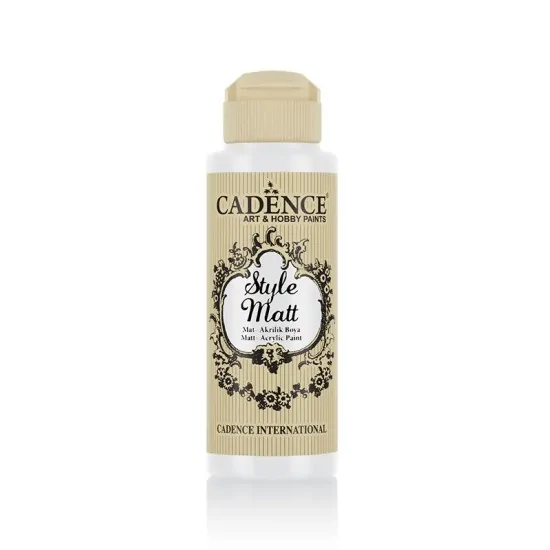 Cadence Style Matt Akrilik Boya S9001 Beyaz 120ml