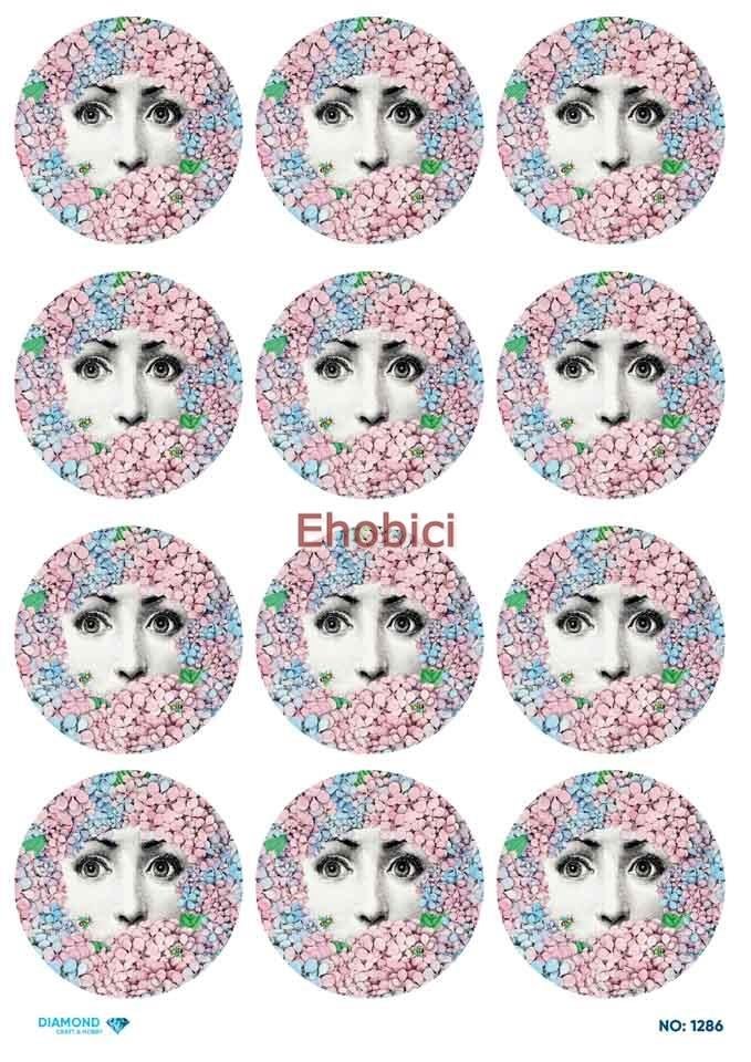 Diamond Pirinç Dekopaj Kağıdı - 1286