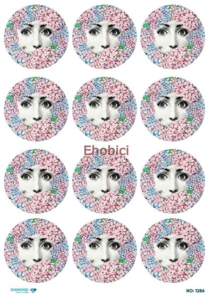 Diamond Pirinç Dekopaj Kağıdı - 1286