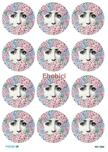 Diamond Pirinç Dekopaj Kağıdı - 1286