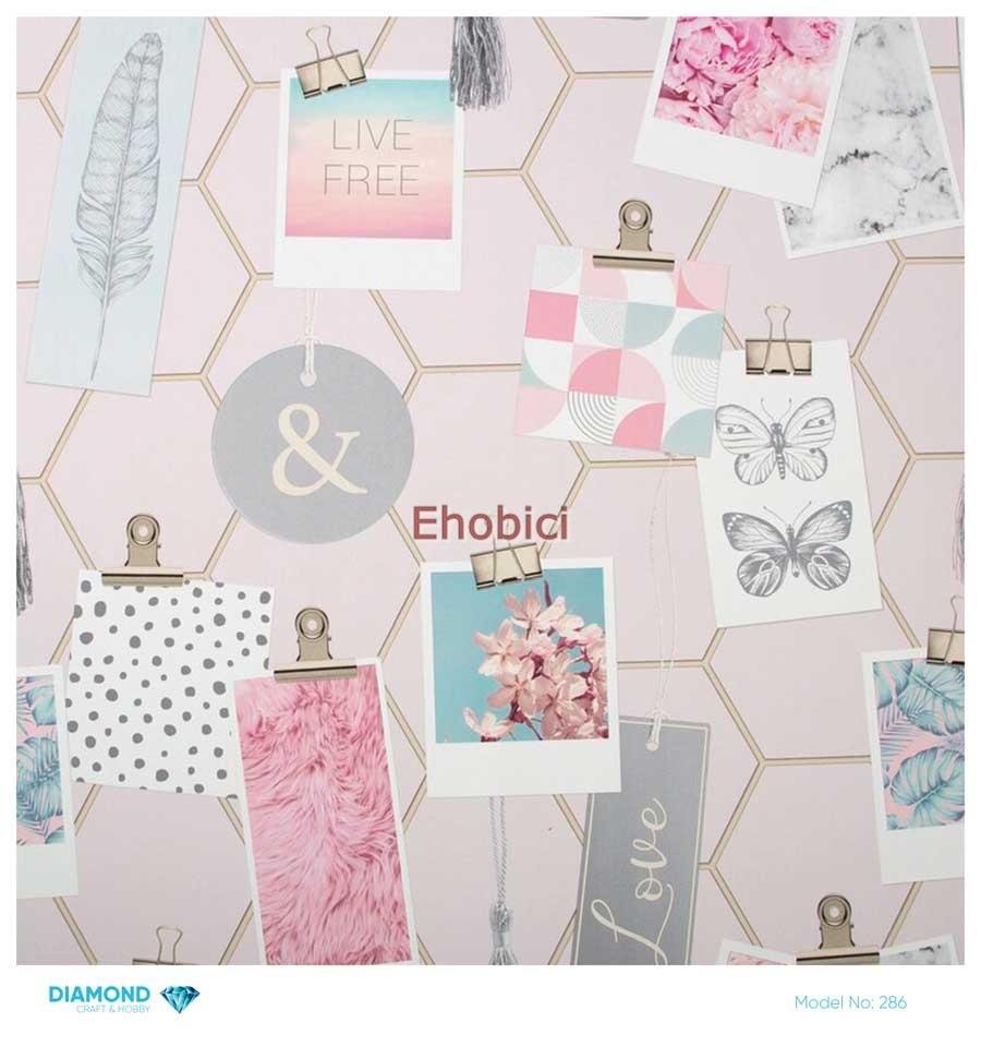 Diamond Pirinç Dekopaj Kağıdı - 286 - 30x30