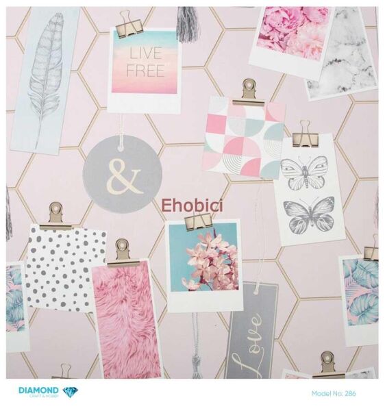 Diamond Pirinç Dekopaj Kağıdı - 286 - 30x30