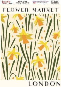 Pirinç Dekopaj Kağıdı 30x42cm PT-1042