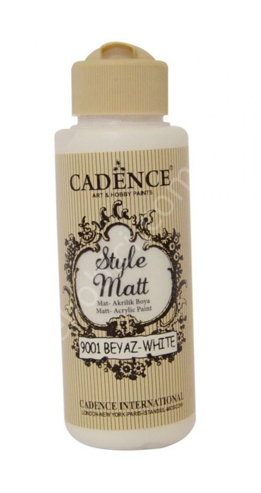 Cadence Style Matt Akrilik Boya S9001 Beyaz 120ml