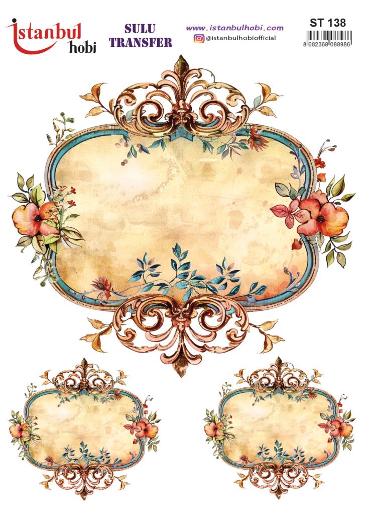 Sulu Transfer Kağıdı 25x35cm ST-138