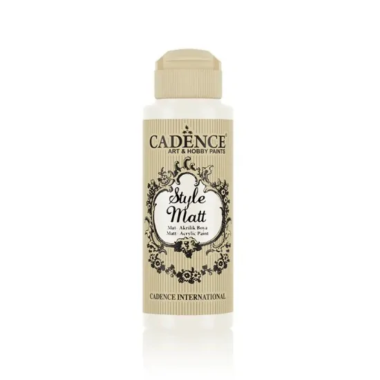 Cadence Style Matt Akrilik Boya S9002 Sıcak Beyaz 120ml