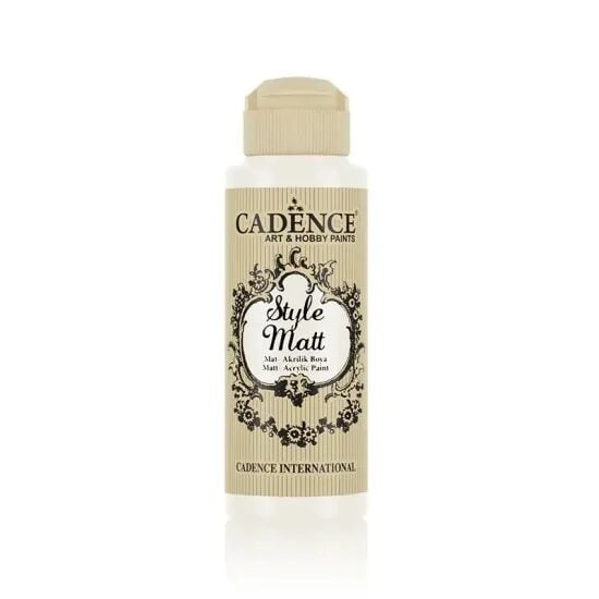 Cadence Style Matt Akrilik Boya S9002 Sıcak Beyaz 120ml