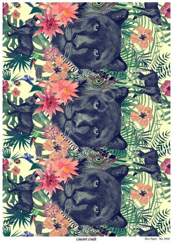 Lineart Pirinç Dekopaj Kağıdı Model - 1910