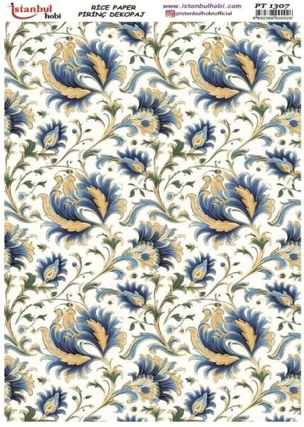 Pirinç Dekopaj Kağıdı 30x42cm PT-1307