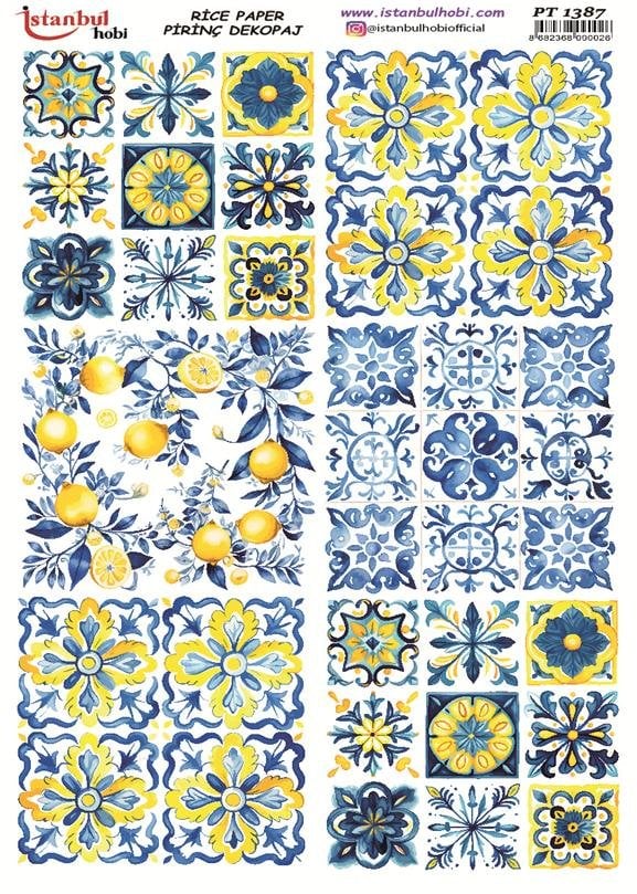 Pirinç Dekopaj Kağıdı 30x42cm PT-1387