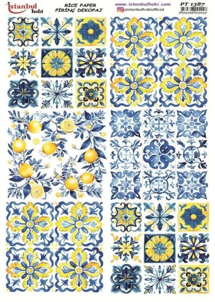 Pirinç Dekopaj Kağıdı 30x42cm PT-1387