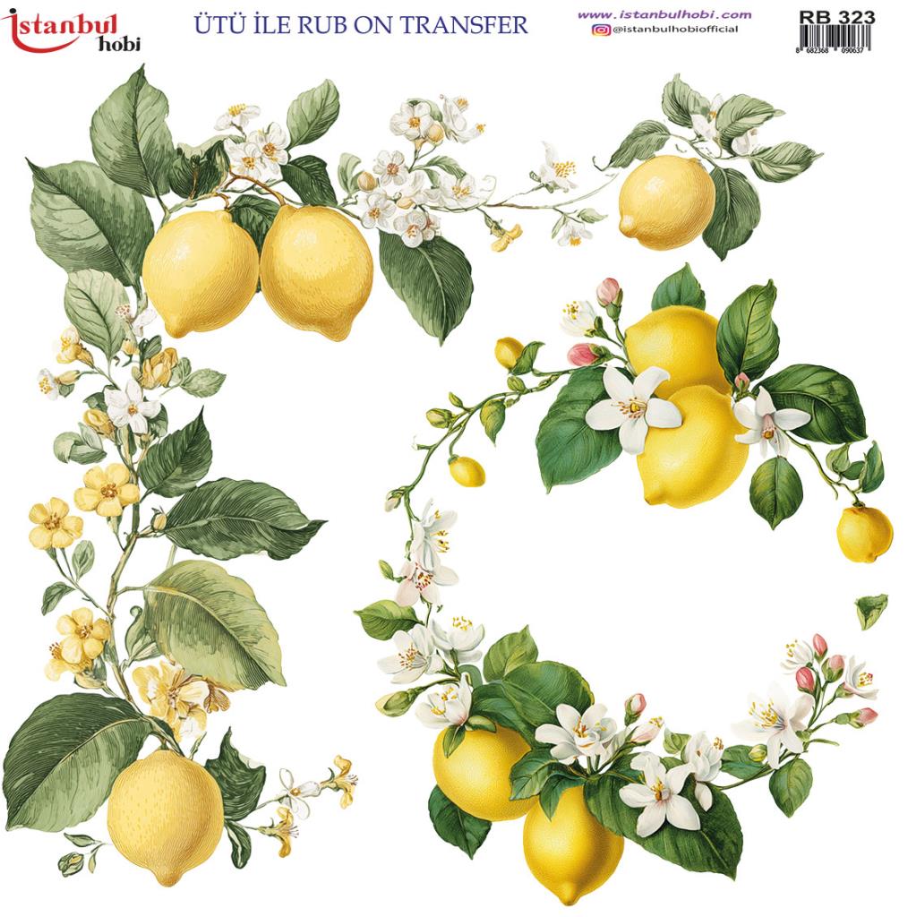 Ütü ile Rub On Transfer Kağıdı 30x30cm RB-323