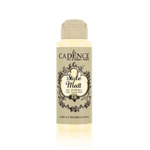 Cadence Style Matt Akrilik Boya S9008 Vanilya Sarı 120ml