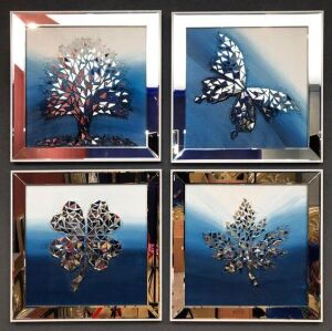 Dekoratif Ayna Kırıkları - Geniş Üçgen