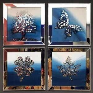 Dekoratif Ayna Kırıkları - Geniş Üçgen