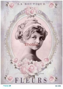 Diamond Pirinç Dekopaj Kağıdı - 1290