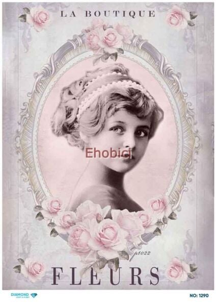 Diamond Pirinç Dekopaj Kağıdı - 1290