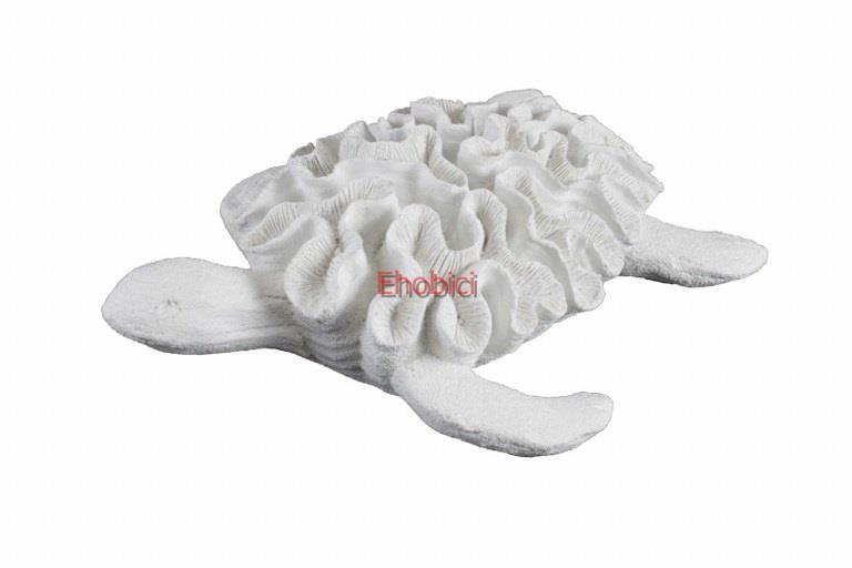 Polyester Mercan Sırtlı Kaplumbağa 34x28cm HYK655