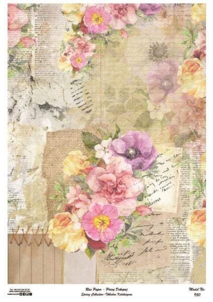 Cadence Pirinç Dekopaj Kağıdı Model - 930