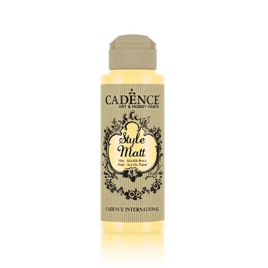 Cadence Style Matt Akrilik Boya S9009 Açık Sarı 120ml