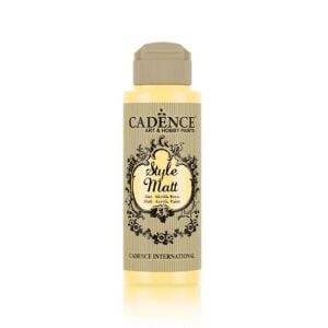 Cadence Style Matt Akrilik Boya S9009 Açık Sarı 120ml