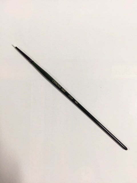 Cenova Art J123 yuvarlak uç kontur fırça No:3/0