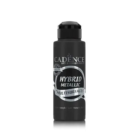Cadence Hibrit Metalik Multisurface Boya H820 Siyah 120ml
