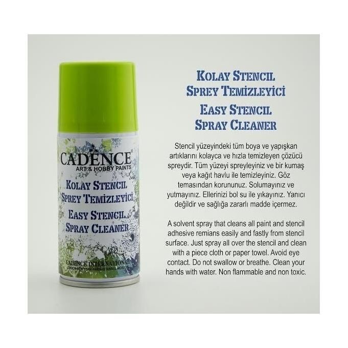 Cadence Stencil Temizleyici Sprey 150ml