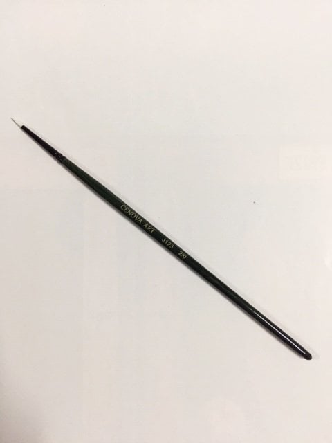 Cenova Art J123 yuvarlak uç kontur fırça No:2/0