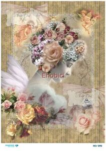 Diamond Pirinç Dekopaj Kağıdı - 1292