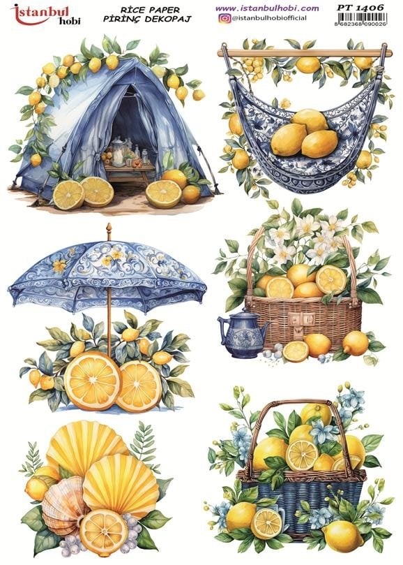 Pirinç Dekopaj Kağıdı 30x42cm PT-1406