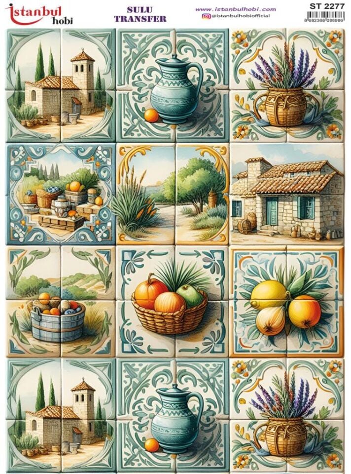 Sulu Transfer Kağıdı 25x35cm ST-2277