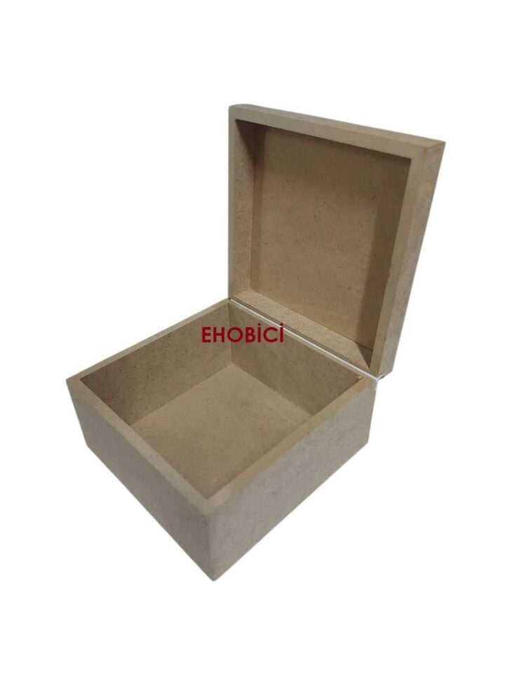 Ahşap Kare Kutu 14x14cm