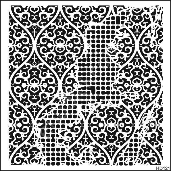 Duvar Dekor Stencil Şablon (40x40) HD-121