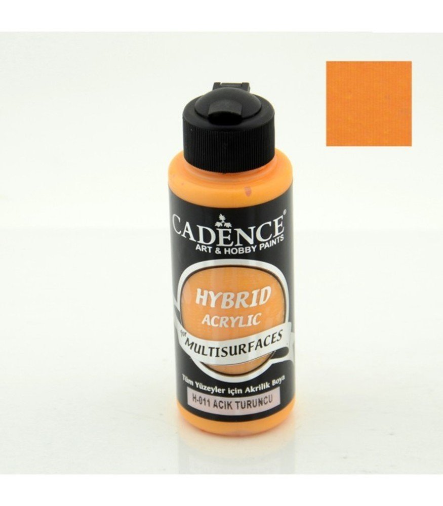 Cadence Hibrit Multisurface Boya H011 Açık Turuncu 120ML